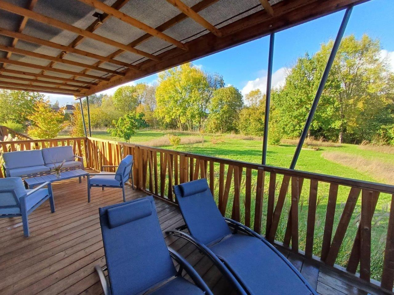 Les Chalets Du Moulin De Valade Condat-sur-Trincou Bagian luar foto